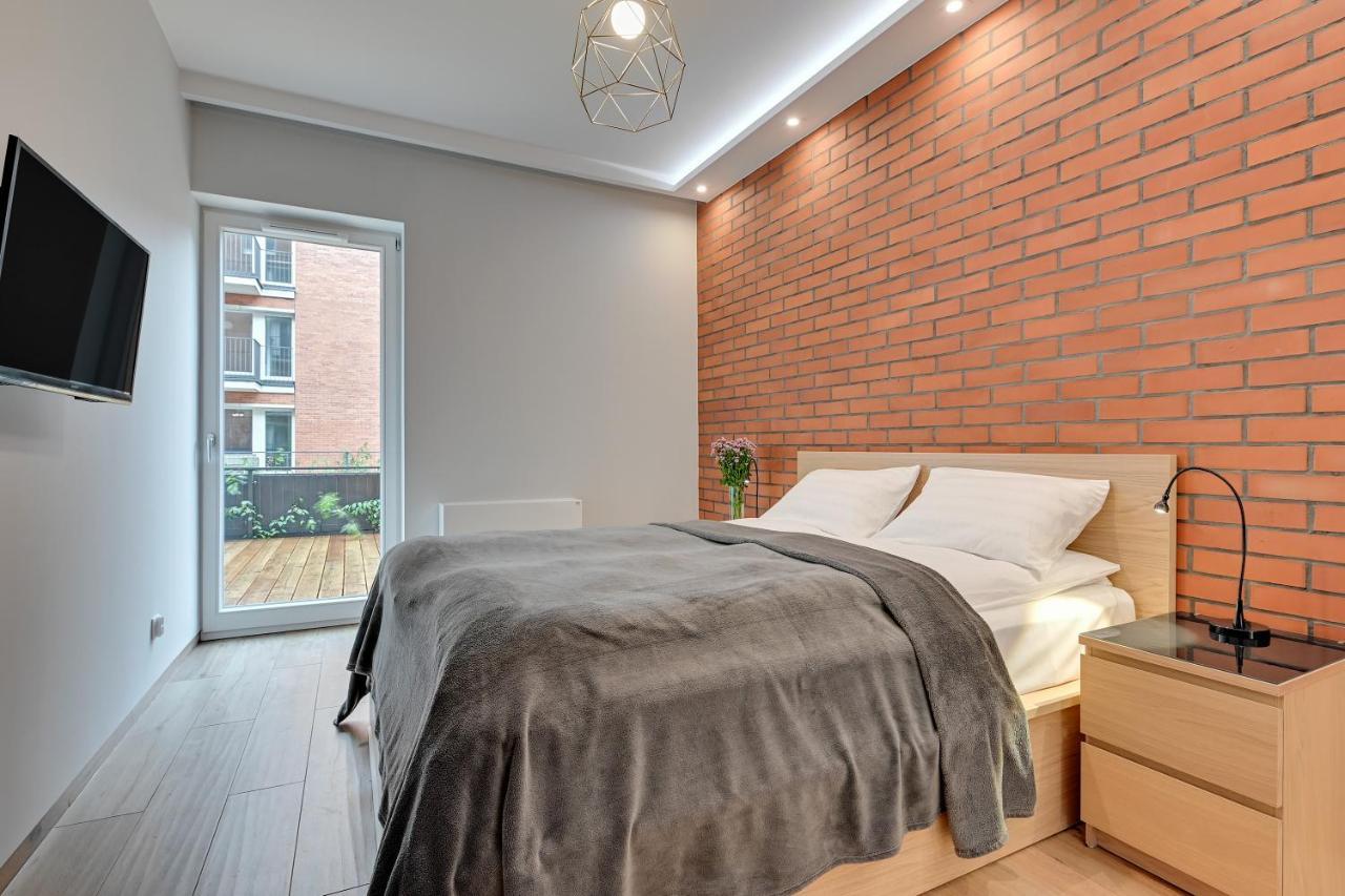 Central Apartment - Free Private Parking Gdansk Exterior photo