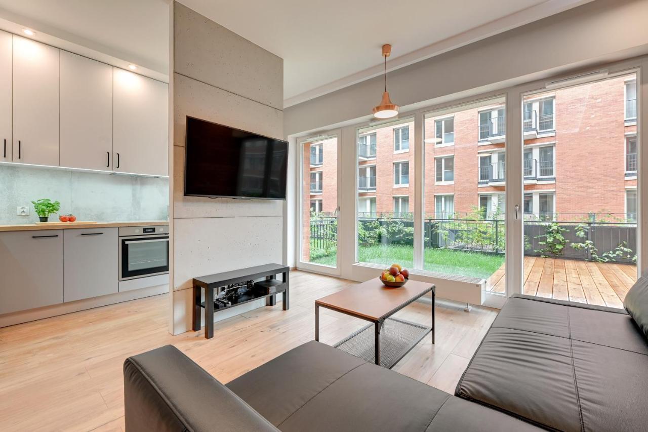 Central Apartment - Free Private Parking Gdansk Exterior photo
